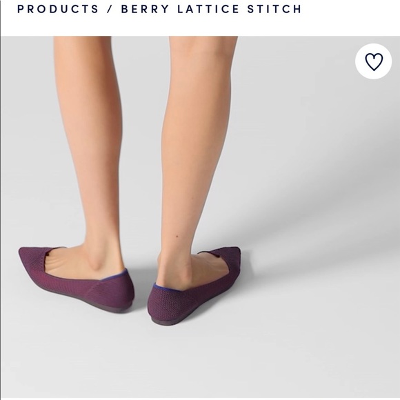 EUC Berry Lattice Rothy Points SOLD OUT - Picture 4 of 16